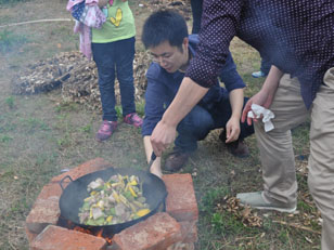 員工野炊照片