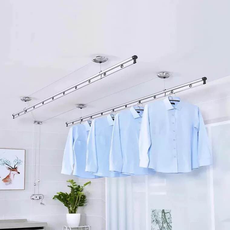 佛山晾衣架廠 工程手動(dòng)晾衣架定制 升降晾衣架手搖雙桿式?jīng)鲆录? /></div>
<div   id=